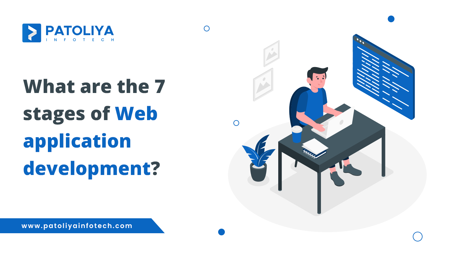 What are the 7 stages of web application development?