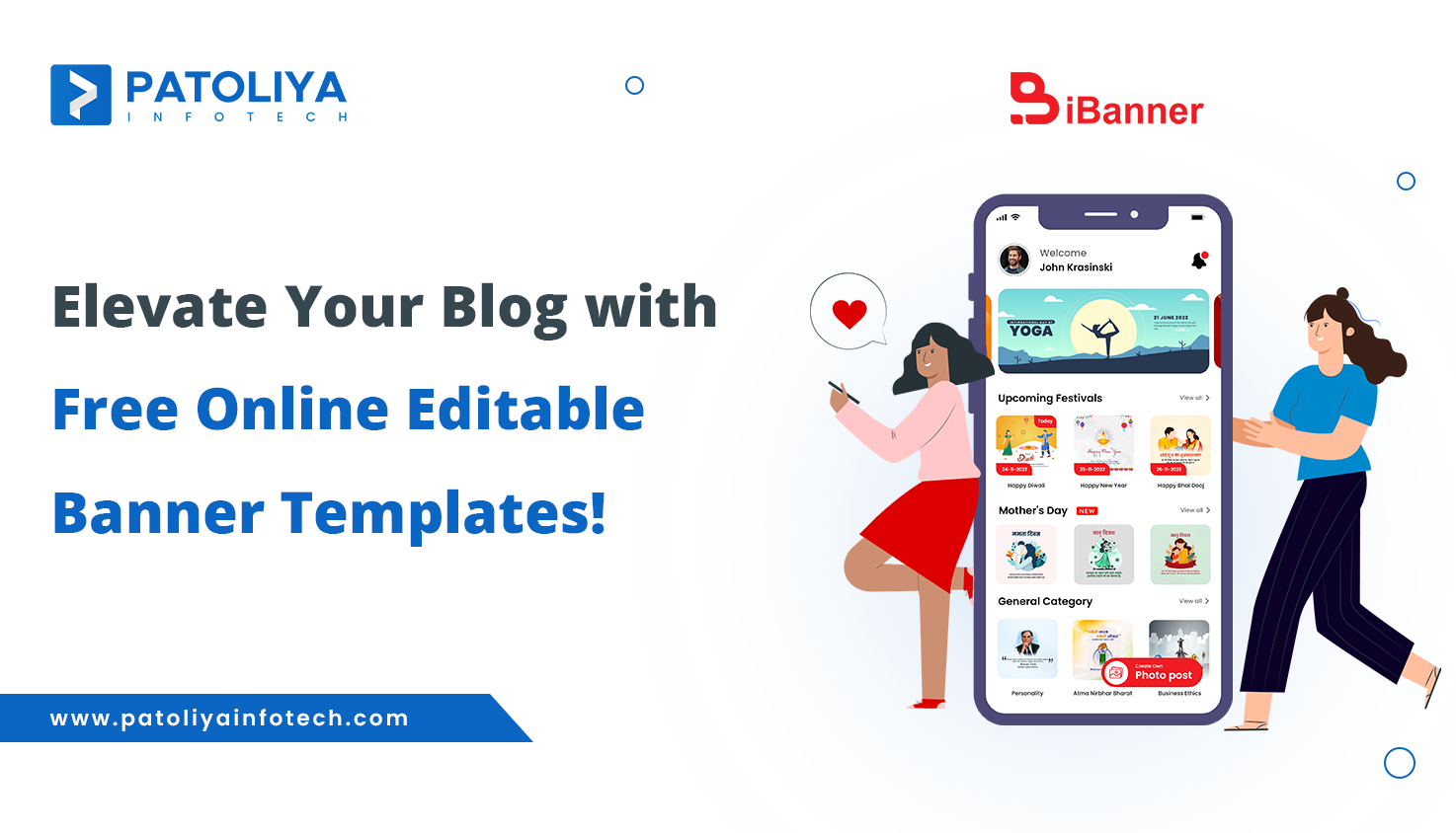 iBanner: Elevate Your Blog with Free Online Editable Banner Templates!