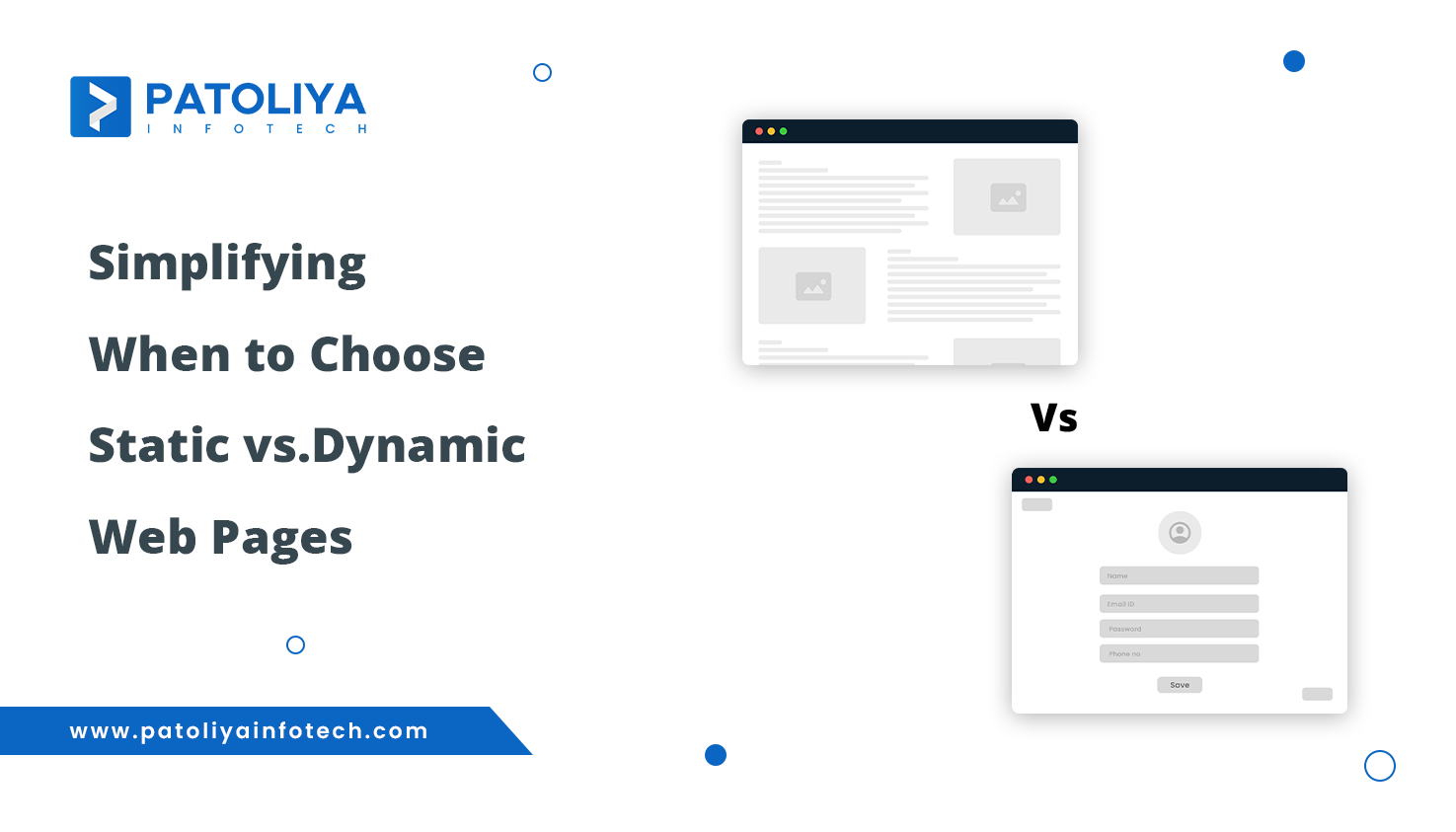 Static vs. Dynamic Websites: How to Match Your Site to Your Needs