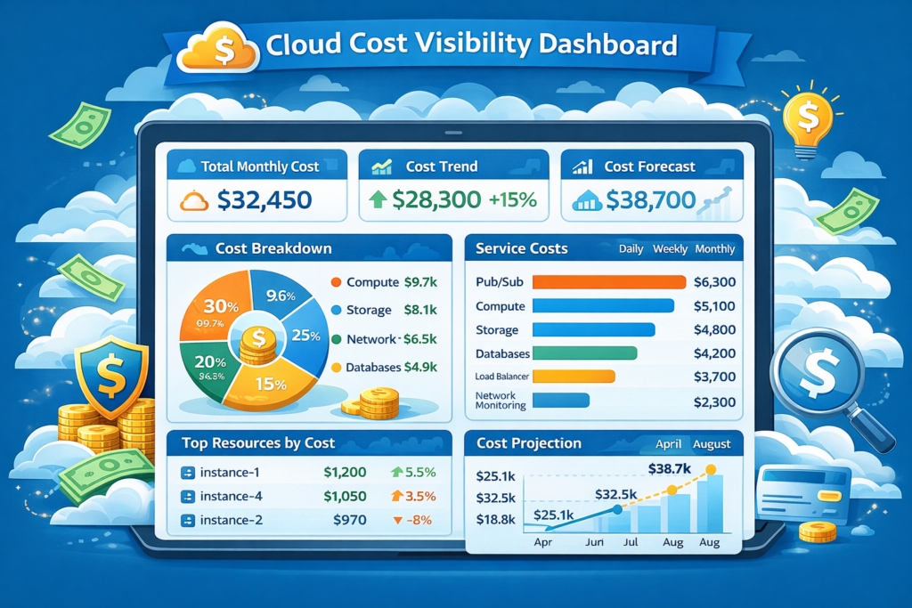 Cloud Cost Visibility Dashboard