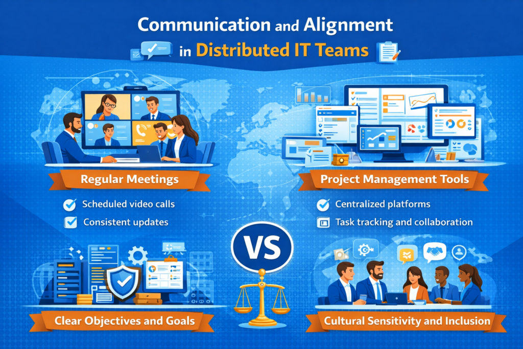 Communication and Alignment in Distributed IT Teams