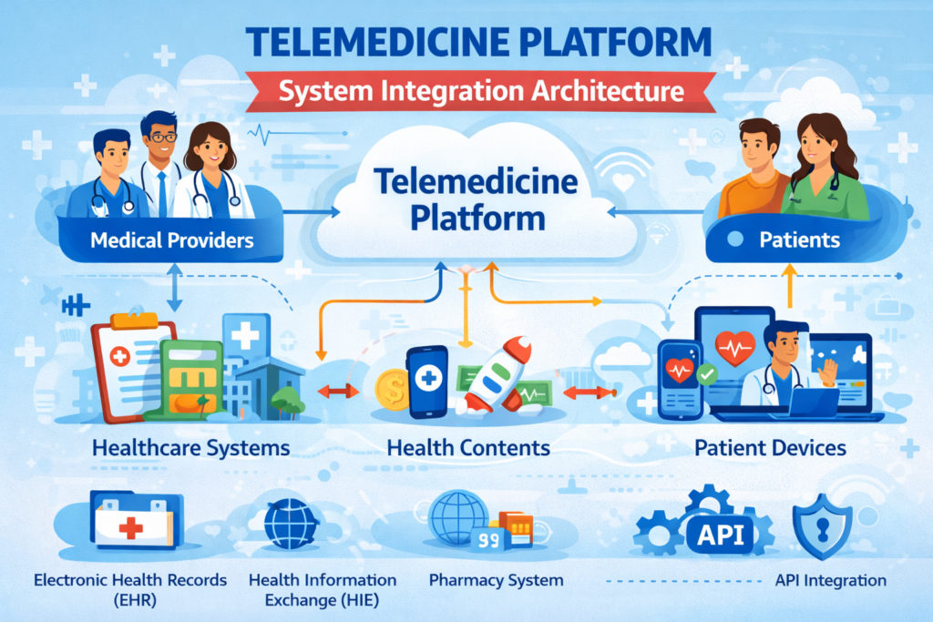 Telemedicine Platform System Integration Architecture