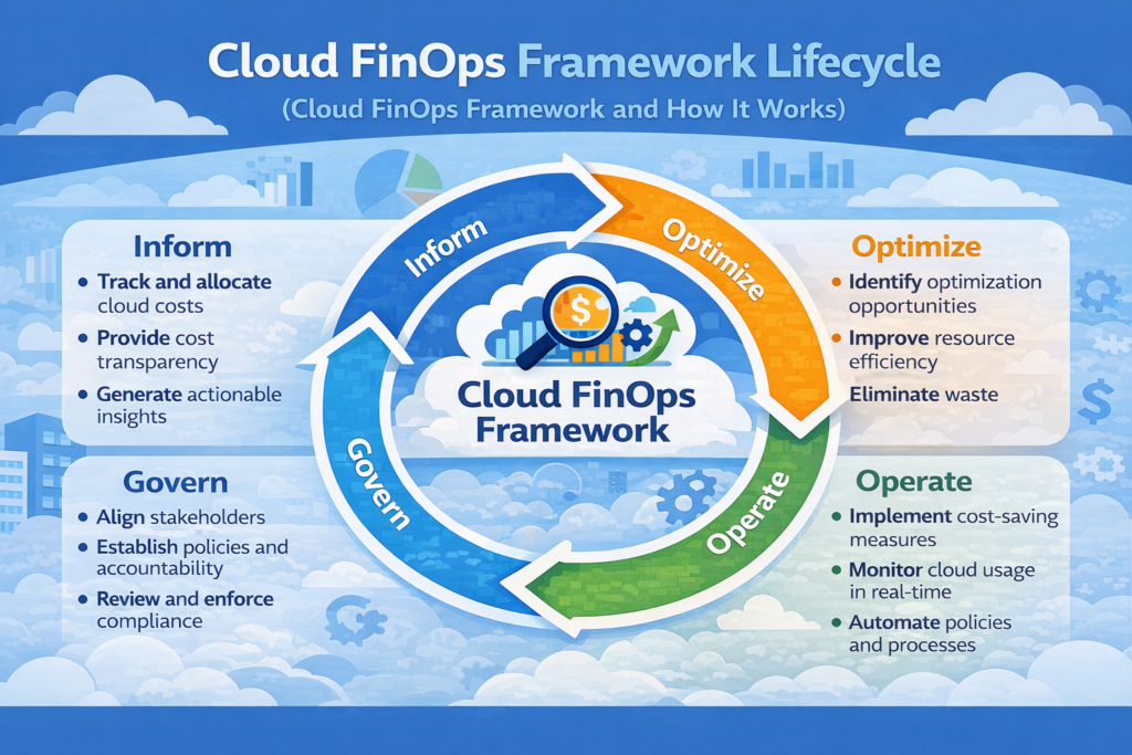Cloud FinOps Framework Lifecycle(Cloud FinOps Framework and How It Works)
