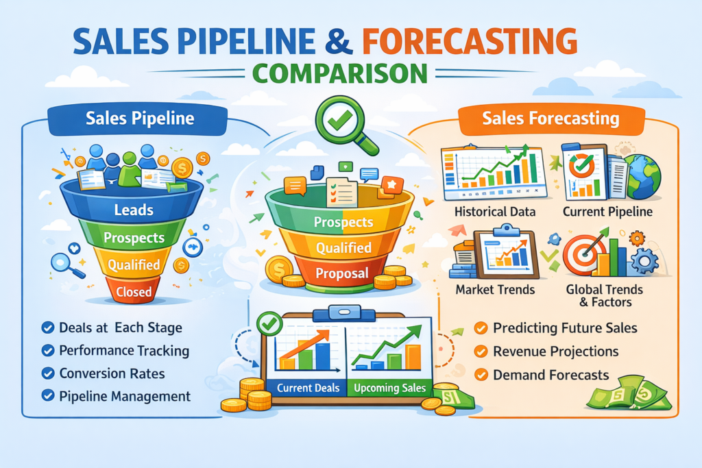 Sales Pipeline & Forecasting Comparison