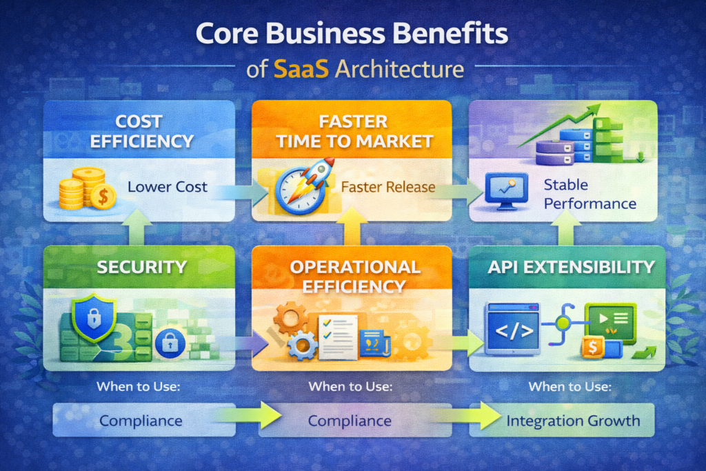 Core Business Benefits of SaaS Architecture