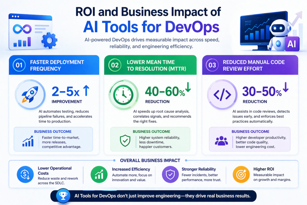 ROI and Business Impact of AI Tools for DevOps