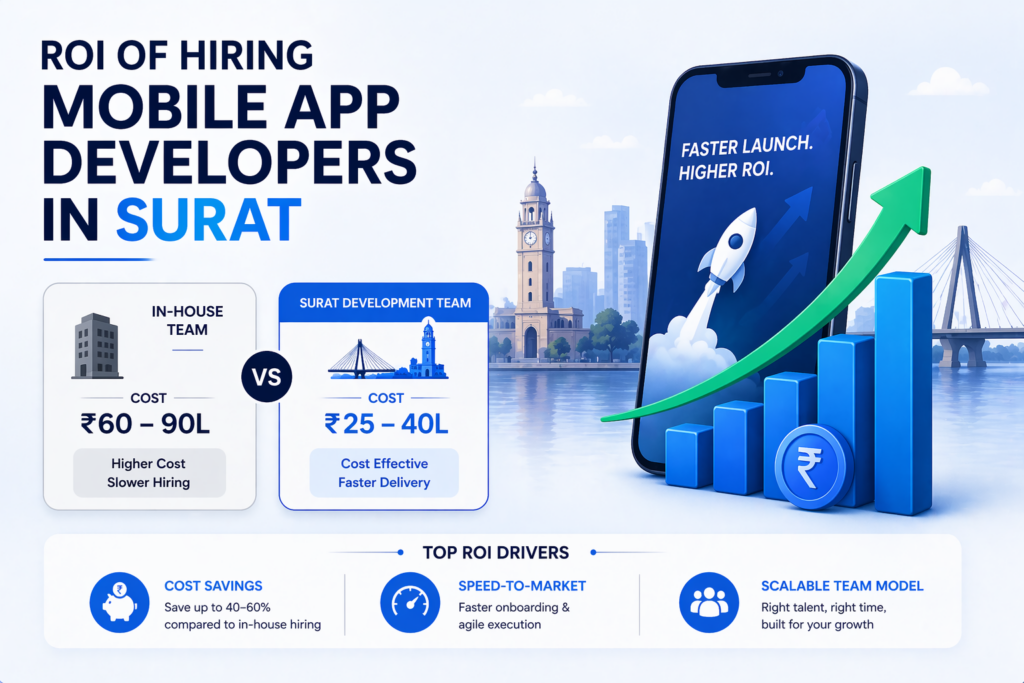 ROI of Hiring Mobile App Developers in Surat