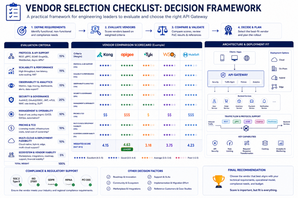 Vendor Selection Checklist: Decision Framework