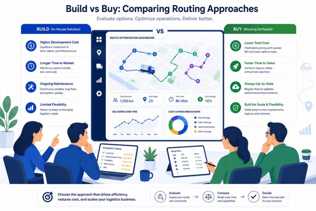 Build vs Buy: Comparing Routing Approaches
