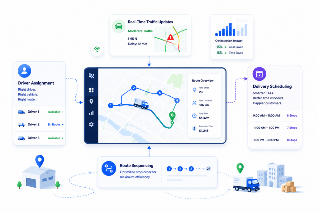 Core Capabilities of Modern Route Optimization