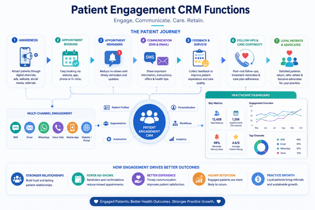 Patient Engagement CRM Functions