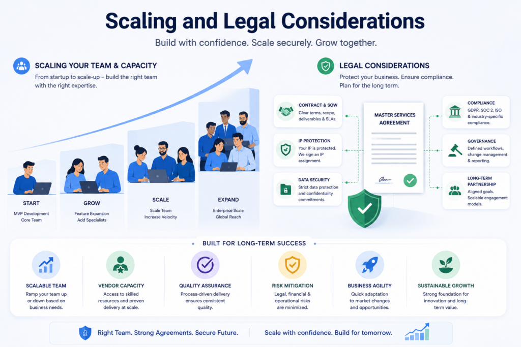 Scaling and legal considerations